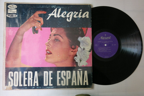 Vinyl Vinilo Lp Acetato Alegria Solera De España Boleros