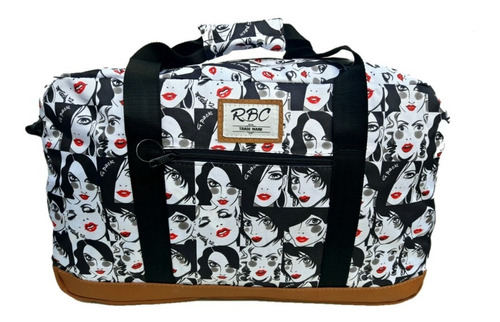 Bolso Viaje Gym Urbano Cordura Reforzada Rbc Estampado Cueri