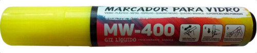 Giz Liquido Marcador Vidro Plástico Quadro E Metal Grampline Cor Amarelo