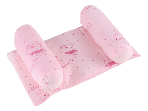 Almohada Rosa Para Dormir Para Bebés, Antienrollable, De ALG