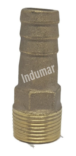 Imagem 3 de 6 de Espigao Macho Bronze 1 Polegada Para Bomba