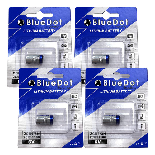 Bluedot Trading Bateria Celda Litio 2cr1 3n 4 Unidad