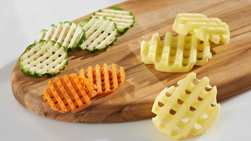 Imagen 4 de 5 de Mandolina Papa Rejilla Y Ondulado Waffel Borner Alemana Xxl