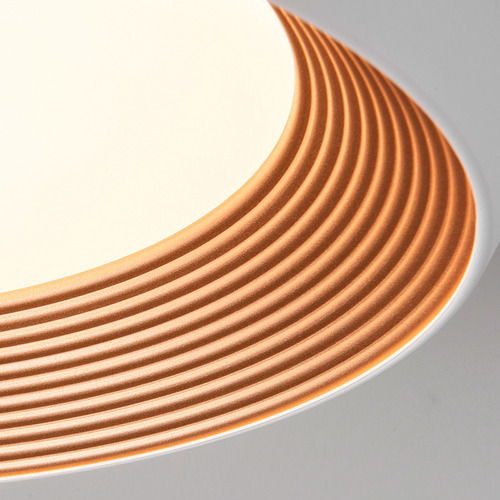Plafon Techo Boquero M 50cm 26w 3000k Dabor Diseño Deco Estructura Blanco