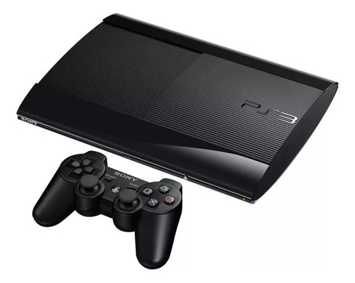 Sony Playstation 3 Slim Standard Color Charcoal Black  (Reacondicionado)