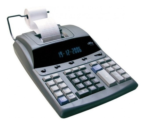 Calculadora Impresora Cifra Pr-235 Color Gris Rollo 57mm