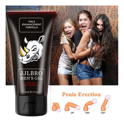 4×crema Masaje Rhino Xxl, Crema Alargamiento Pene Gra