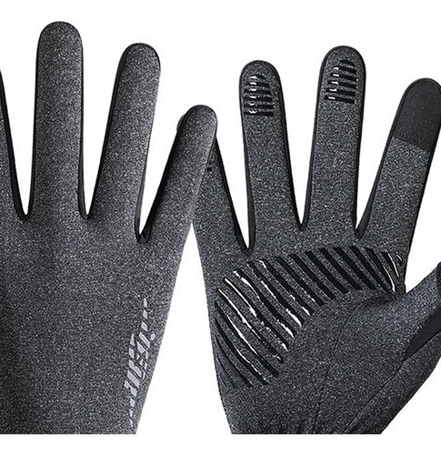 Guantes De Invierno Antideslizantes Y Cálidos Para Gris M