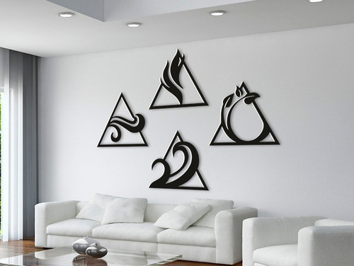 Pack Decoración Para Muros - Elementos - Forma Triangular