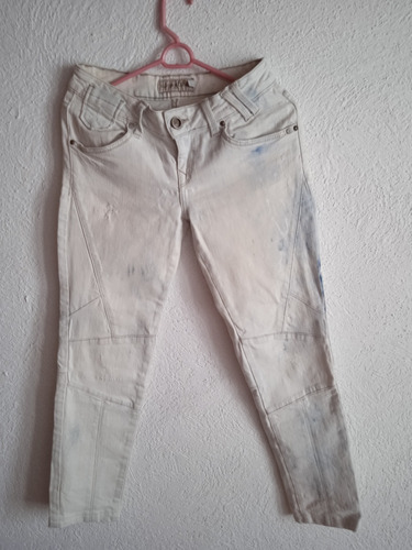 Pantalón Bershka, Azul Cielo, T 26, Limpia De Clóset