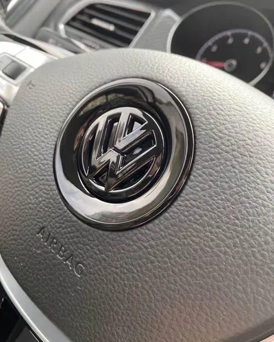 Qc Aplique Emblema Volante Vw Gol Golf Polo Virtus Fox
