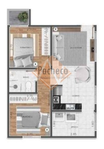 Imagem 16 de 16 de Apartamento Na Vila Carrão, 42 M², 02 Dormitórios, 01 Vaga, R$ 220.00,00 - 2545