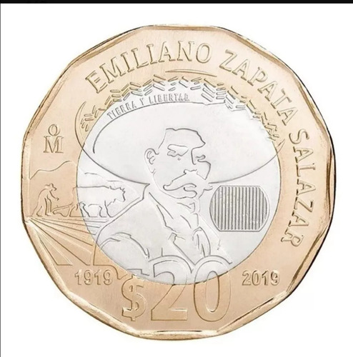 Moneda De 20 Auténtica 