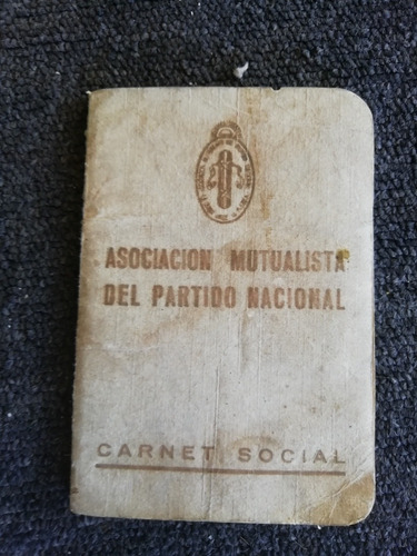 Partido Nacional Carnet Social Antiguo 