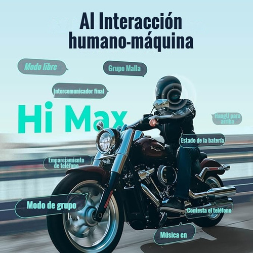 Intercomunicador Asmax F1 Plus Para Casco Motociclet Ip67