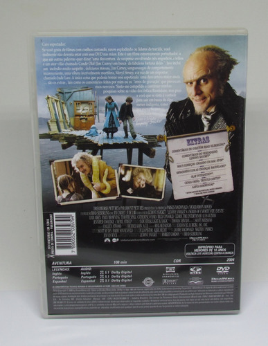 Dvd Desventuras Em Série - Jim Carrey - Orig. & Lacrado