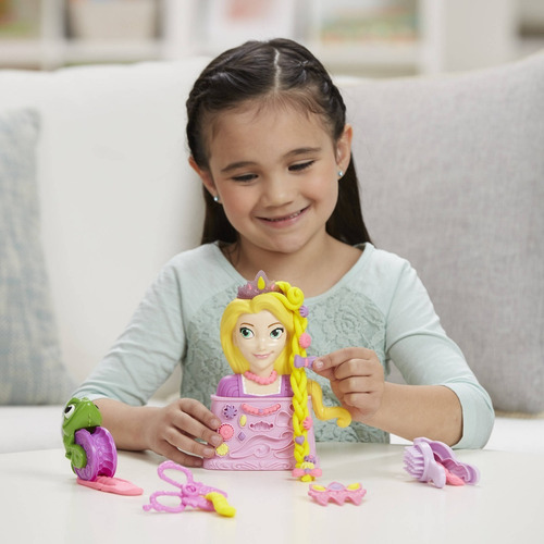 Imagen 2 de 3 de Play-doh Plastilina Salón De Belleza Rapunzel, Niñas