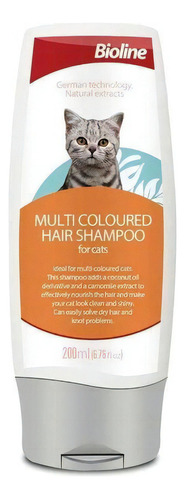Shampoo Bioline Pelos Multi Colores Gato 200 Ml / Catdogshop