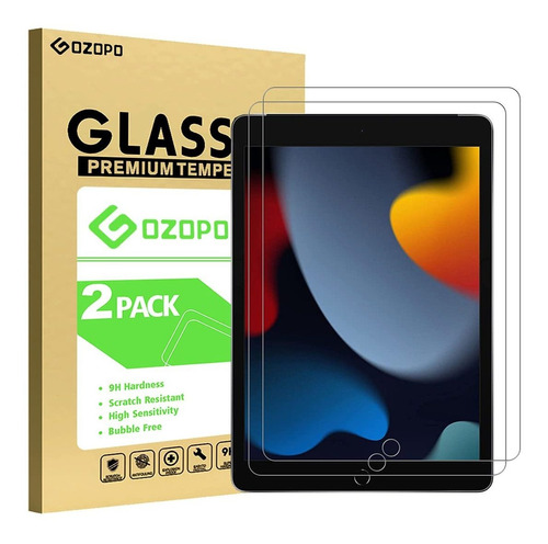 2-pack Gozopo Screen Protector For iPad 9th Generation
