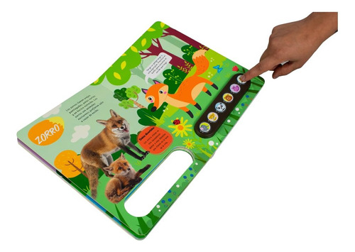 Libro De Luces Y Sonido: Light Up: Sonidos Salvajes