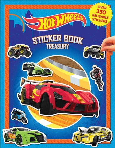 Libro: Mattel Hot Wheels Sticker Book Treasury