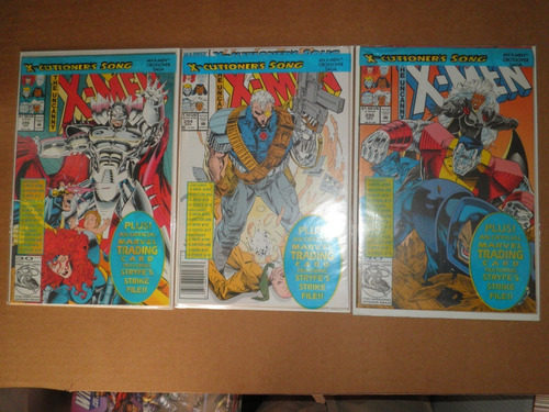 Uncanny X-men 294,295,296 X-cutioners Song Marvel Ingles