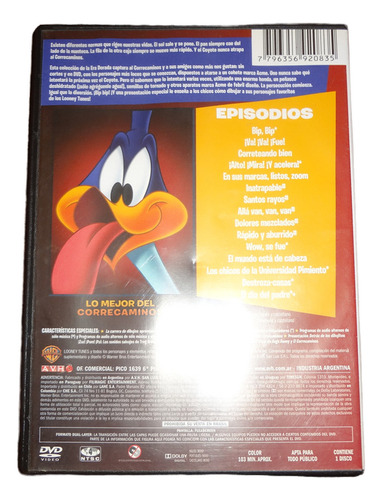 El Correcaminos - Dvd - Original - Looney Tunes (Usado)