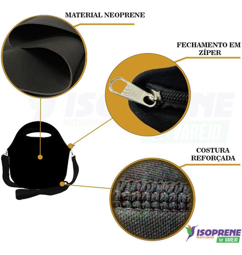 Imagem 3 de 6 de Lancheira Térmica Infantil Escolar Bolsa Naruto Anime Mangá