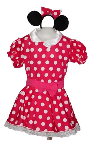 Disfraz De Minnie Mouse Para Niñas Talla 4