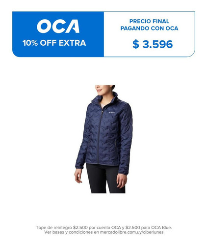 Parka Columbia Delta Ridge Down Jkt (466) Nocturnal Muj