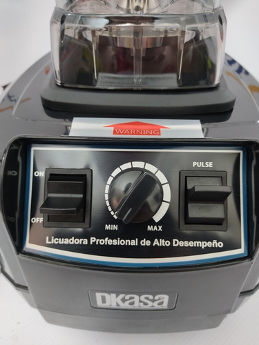 Licuadora Dkasa Profesional 1800 Watts Vaso 2 Litros Tritan Color Negro