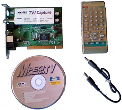 Imagen 2 de 7 de Tarjeta Pci Sintonizador De Tv Y Radio Fm Marca Kworld