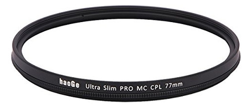 Polarizador Circular Multicapa Haoge, 77 Mm, Mc Cpl, Polariz