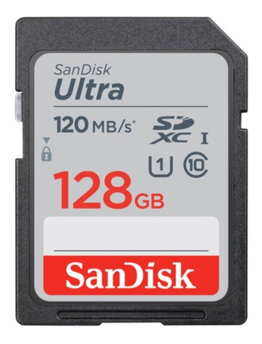Memoria Sandisk Ultra 128gb Uhs-i Class 10 Sd 120mb/s Sdxc
