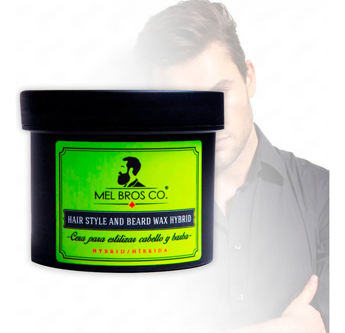 Mel Bros Co Wax Hybrid Cera Híbrida Para Cabello/barba 118ml