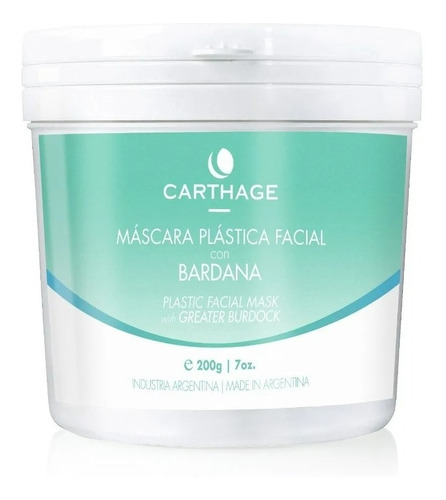 Carthage Acne Piel Grasa Mascara Plastica Facial Bardana
