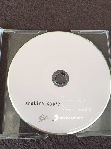 Cd Single Shakira Gypsy (Usado)
