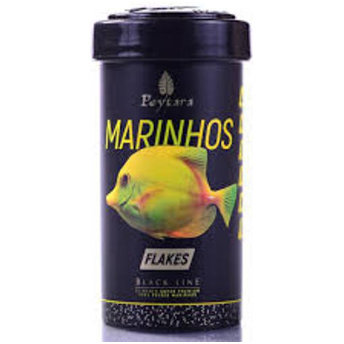 Ração Poytara Marinhos Flakes 30g Black Line