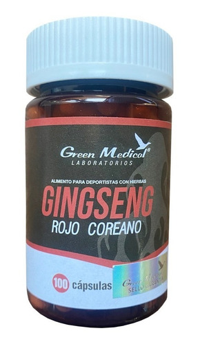 Ginseng Rojo Coreano 100 Capsulas Gm. Agronewen