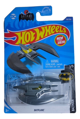 Hot Wheels Batplane 1-5  The Animated Series Gris 2018