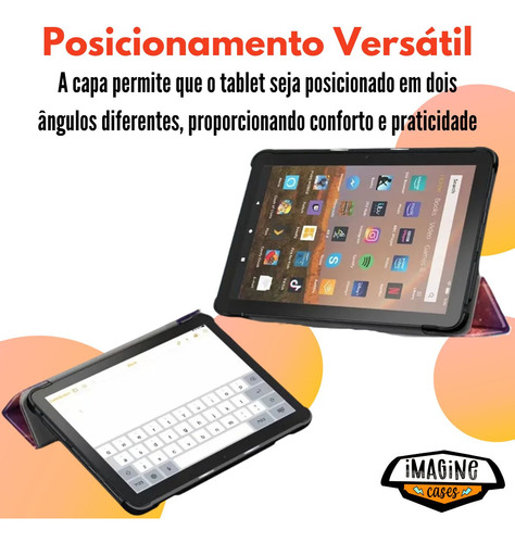 Case Compatível Com Amazon Fire Hd 8 2020 2022 Auto Sleep