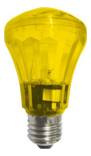 Lâmpada Taschibra Strobe Flash Light 1w E27 Amarelo 110v