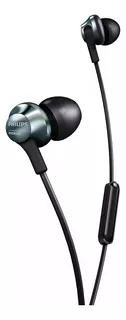 Auricular Philips Pro 6105 Negros In Ear Cable Con Micrófono Color Negro