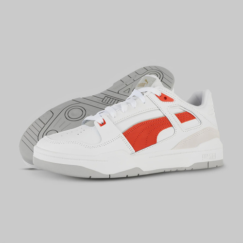 Tenis Puma Slipstream Suede Fs Hombre 388634 08 Moda Casuales Blanco