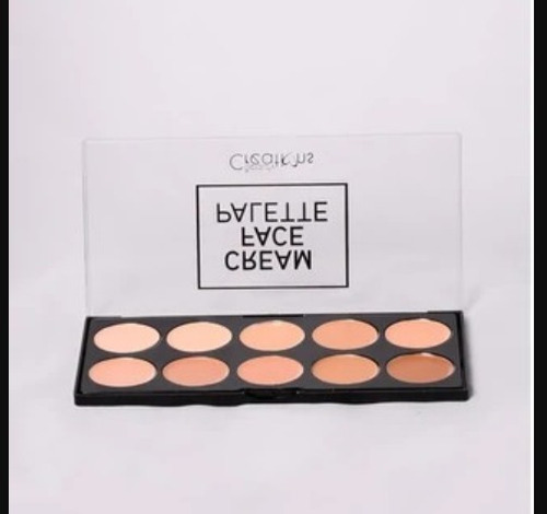 Corrector facial paleta Beauty Creations Cream Face Palette para piel todo tipo de piel