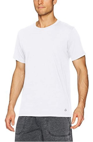 Calvin Klein Camiseta Clásica De Algodón Con Cuello Redondo 