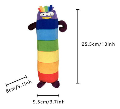 Numberblocks Peluche Muñeca Juguete Cumpleaño Regalo 2024