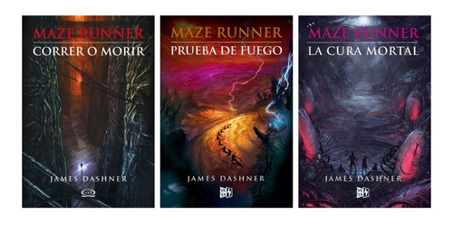 Maze Runner 1 2 Y 3 - Correr + Prueba + Cura - V&r 3 Libros