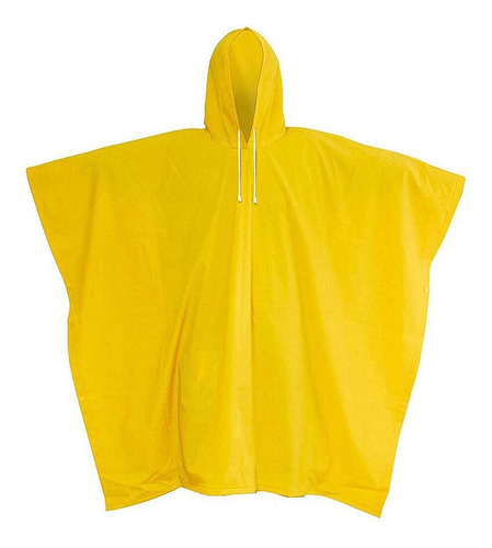 Impermeable Tipo Poncho Amarillo Unitalla Pvc 571 Adir