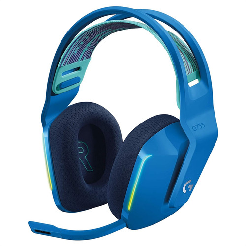 Logitech G733, Diadema Gamer Rgb Inalámbrica / 7.1 - Azul